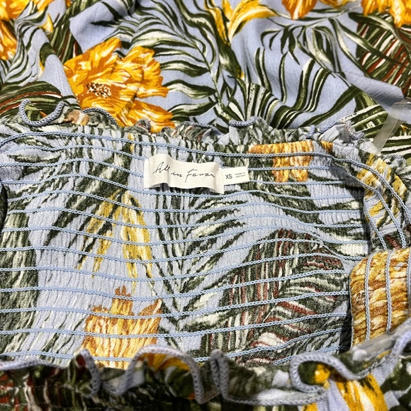 Hawaiian Print Strapless Romper by All In Favor - Picture 7 of 8